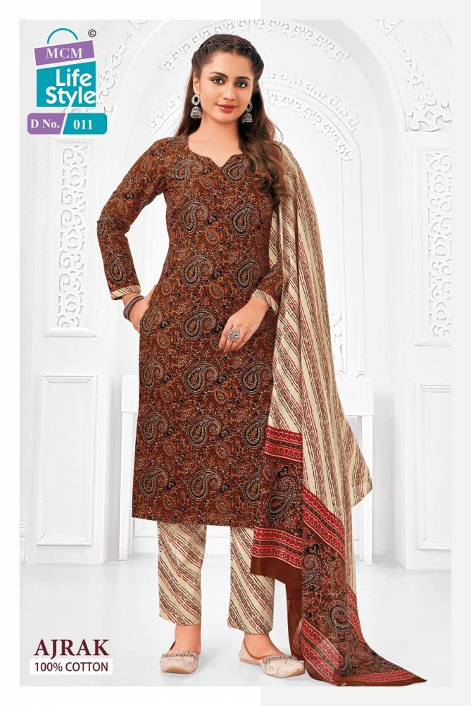 Ajrak Vol 1 By MCM Cotton Printed Kurti With Bottom Dupatta Wholesale Price In Surat